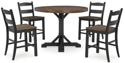 Valebeck 5 PC Counter Height Dining Set