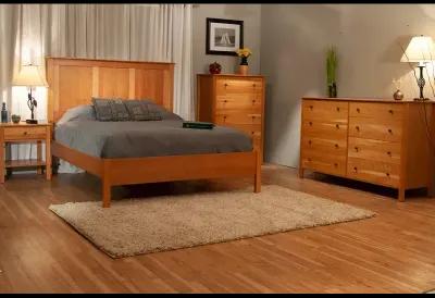 Otter Creek Queen Panel Bed w/Low Footboard