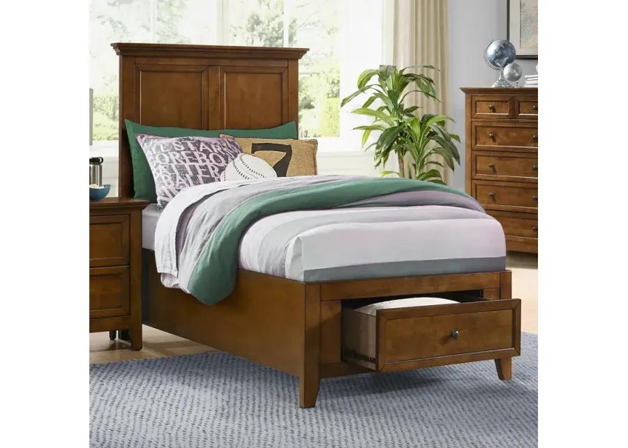 San Mateo Twin Storage Bed - Tuscan