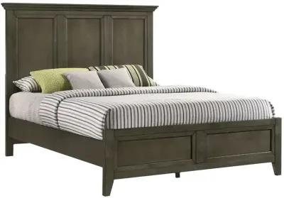 San Mateo Queen Panel Bed - Gray