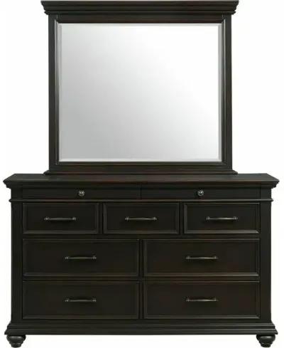 Slater Dresser & Mirror - Black