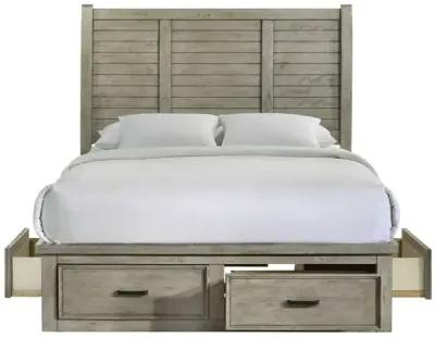 Sullivan Queen Storage Bed - Drift Grey