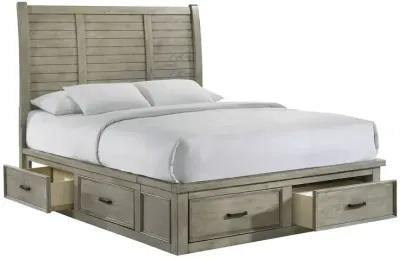 Sullivan Queen Storage Bed - Drift Grey