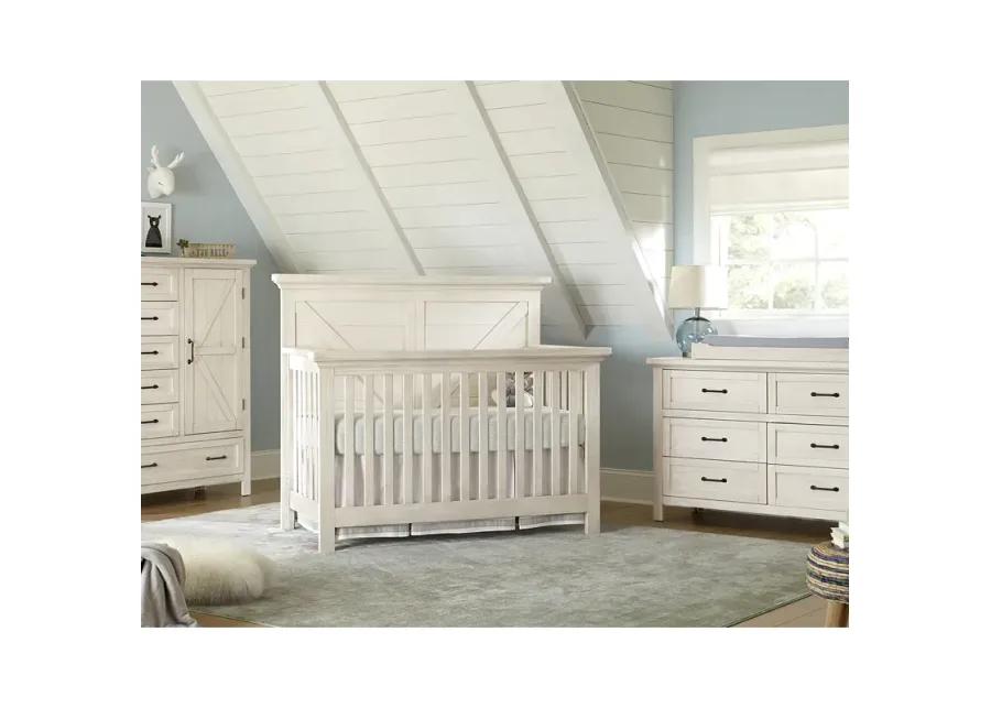 Westfield 4-in-1 Convertible Crib - Brushed White