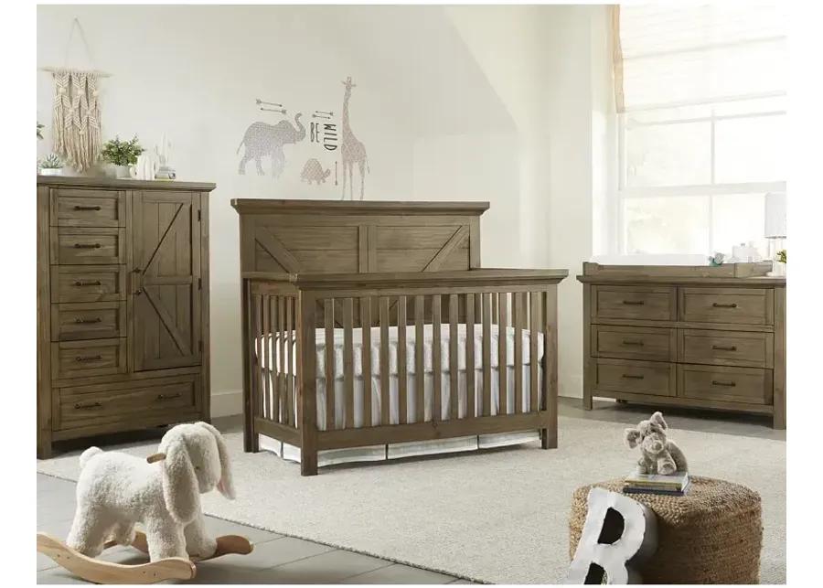 Westfield 4-in-1 Convertible Crib - Harvest Brown