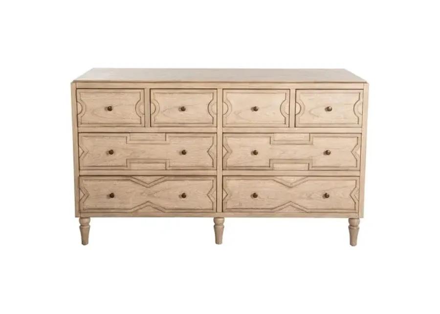 Everest 8-Drawer Dresser - Blonde Natural - Gabby - Beige