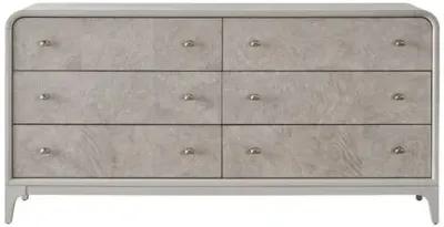 Tranquility Immersion 6-Drawer Burl Dresser - Gray Moonstone - Miranda Kerr Home