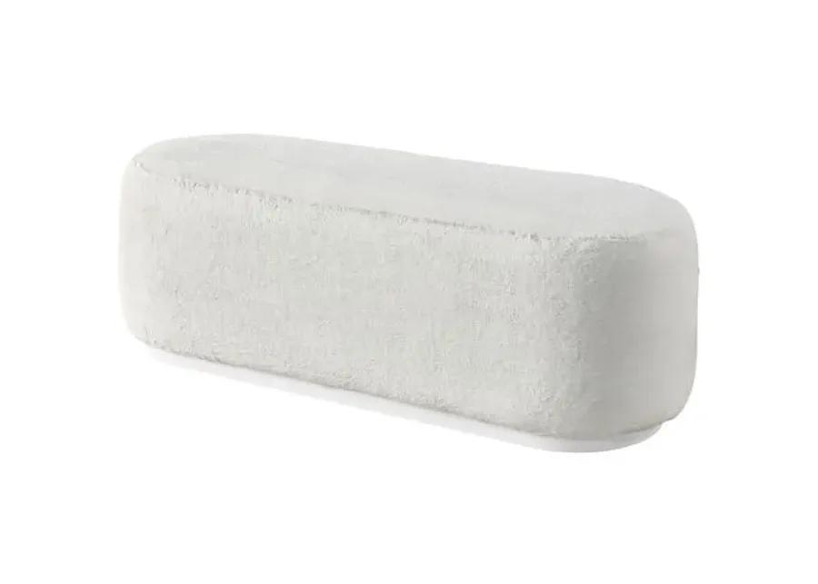 Tranquility Upholstered Bench - Glacier/Bunny Cream - Miranda Kerr Home - Ivory