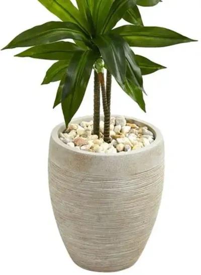 48" Faux Dracaena Plant - Green