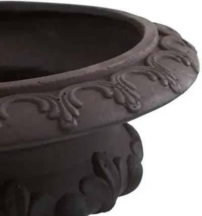 12.5" Decorative Urn - Grey