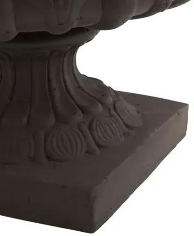 12.5" Decorative Urn - Grey