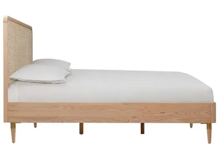 Coraline Cane Bed - Natural - Handcrafted - Beige