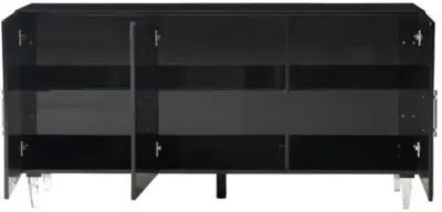 Frankie Lacquer Buffet/Sideboard - Black