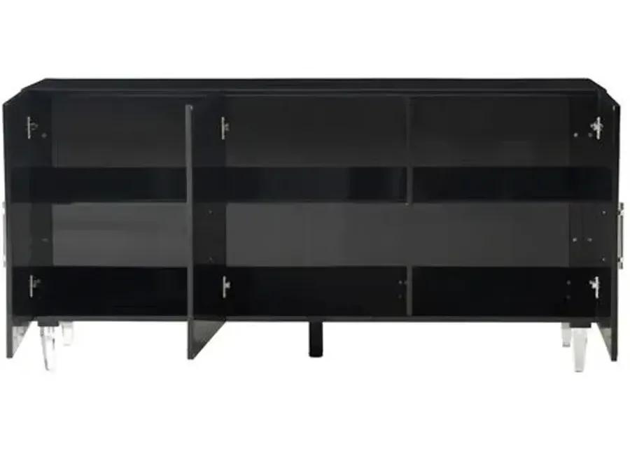 Frankie Lacquer Buffet/Sideboard - Black