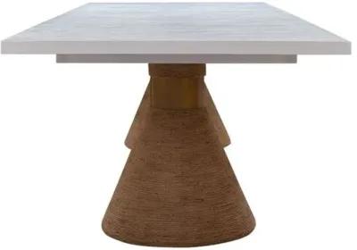 Henrik Rope Rectangular Dining Table - Natural - Handcrafted