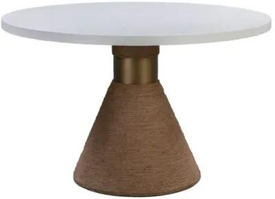 Henrik Rope Round Dining Table - Natural - Handcrafted