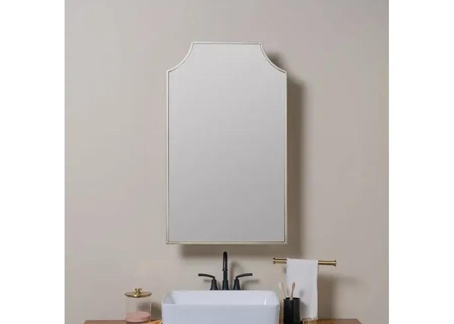 Simone Mirror Medicine Cabinet - Silver