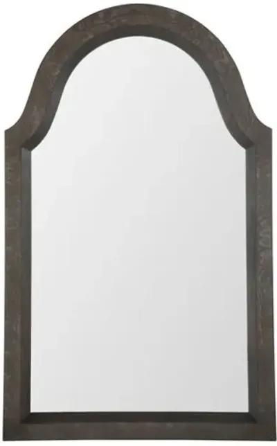 Bronson Arched Wall Mirror - Dark Grey Mindy - Gabby