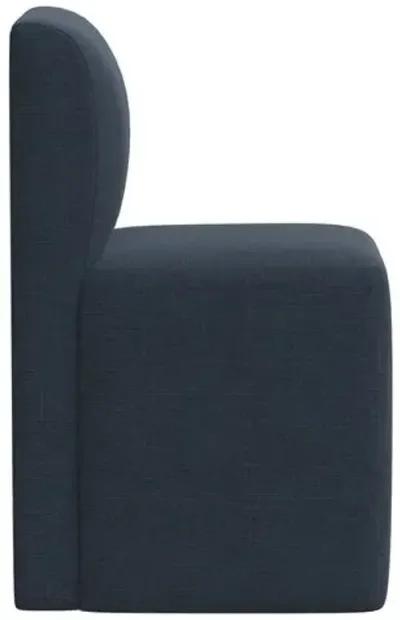 Graham Dining Chair - Linen - Blue