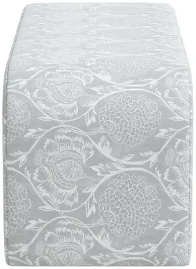 Celia Waterfall Bench - Ranjit Floral - Gray