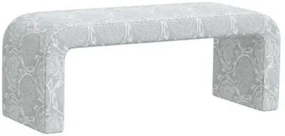 Celia Waterfall Bench - Ranjit Floral - Gray