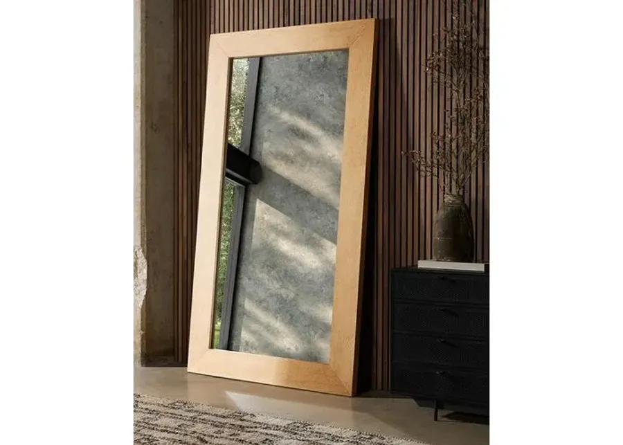 Simon Oversized Floor Mirror - Natural Birds Eye Maple