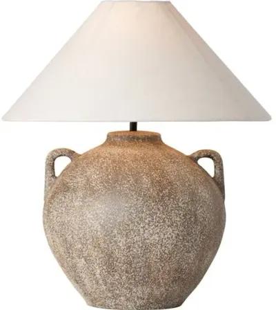 Finch Table Lamp - Vintage Brown Ceramic