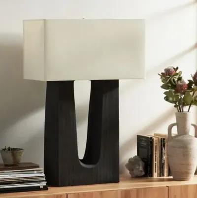 Auggie Table Lamp - Textured Matte Black