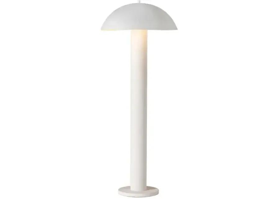 Beck Floor Lamp - Matte White Plaster