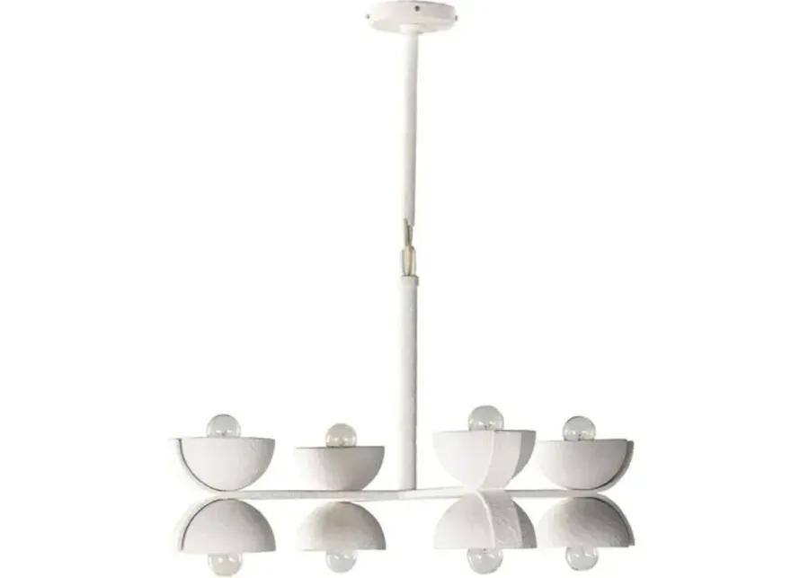 Beck 4-Light Chandelier - Matte White Plaster