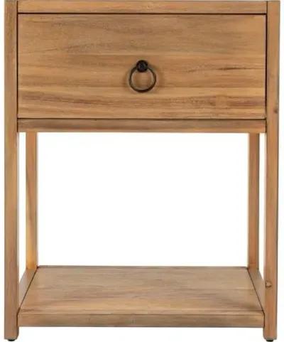 Sully 1-Drawer End Table - Brown