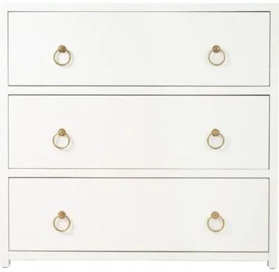 Sully 3-Drawer Chest - White