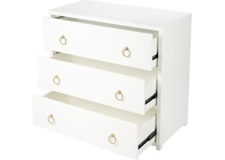 Sully 3-Drawer Chest - White