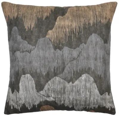 Avery 22x22 Pillow - Noir - The Piper Collection