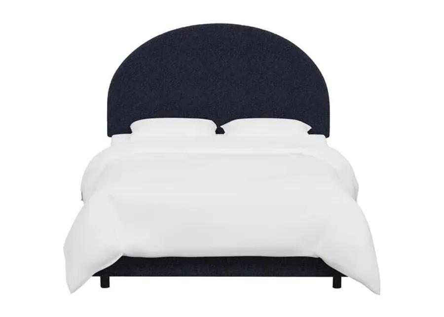 Miliana Arched Bed - Boucle - Blue