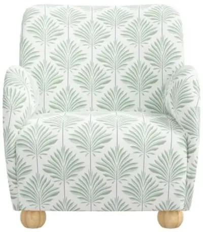 Luna Accent Chair - Cerifera Palm - Green, Comfortable, Durable, Cushioned