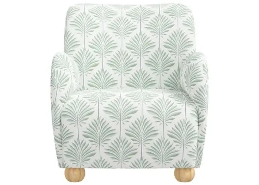 Luna Accent Chair - Cerifera Palm - Green, Comfortable, Durable, Cushioned