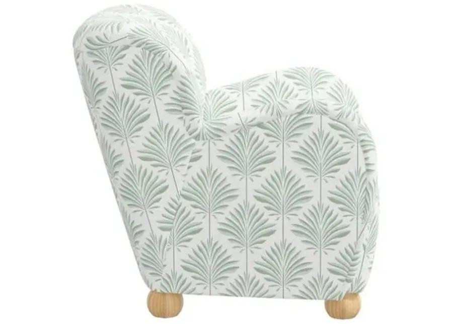 Luna Accent Chair - Cerifera Palm - Green, Comfortable, Durable, Cushioned