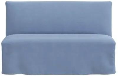 Edith Slipcover Dining Banquette - Linen - Blue