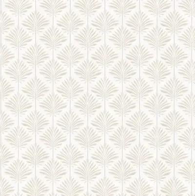 Luna Ottoman - Cerifera Palm - Beige