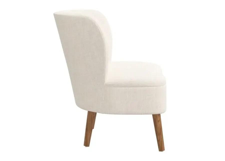 Kiki Accent Chair - Linen - Beige, Comfortable, Durable, Cushioned