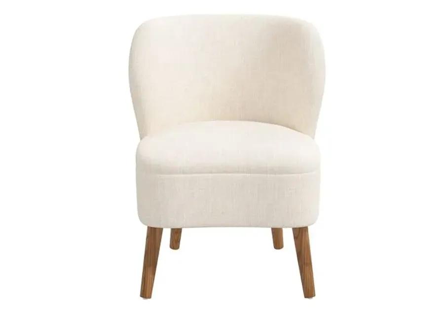 Kiki Accent Chair - Linen - Beige, Comfortable, Durable, Cushioned