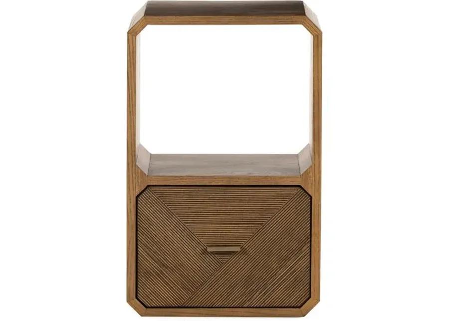 Loren End Table - Brown