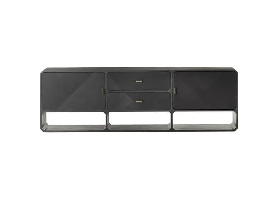 Loren Media Console - Black