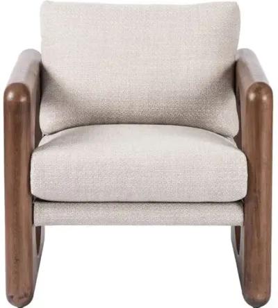 Bradley Accent Chair - Gibson Wheat Performance - Beige, Comfortable, Durable, Cushioned