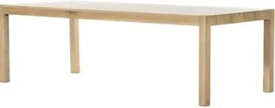 Braxton 96" Parson Dining Table - Natural Wash