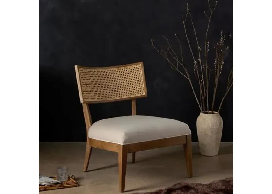 Aimee Cane Chair - Distressed Sable Beech - Beige