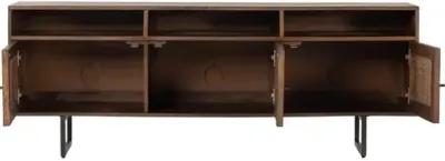 Selena Cane Media Console - Brown