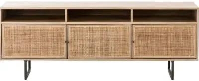 Selena Cane Media Console - Beige