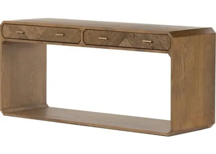 Loren Console Table - Brown